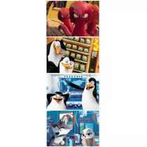 Puzzle 4w1 35+48+54+70 el. Pingwiny z Madagaskaru Alexander