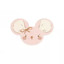 PartyDeco Serwetki Myszki jasny r�owe 16x10cm