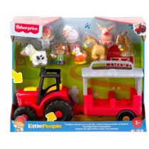 Little People Traktor Opieka nad zwierz�tkami Mattel
