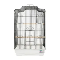 PanamaPet Klatka dla ptakw, czarno-biaa, wym. 46.8 x 35.5 x 71.5cm