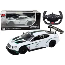 Bentley Continental GT3 RC 1:14 bia�y LeanToys