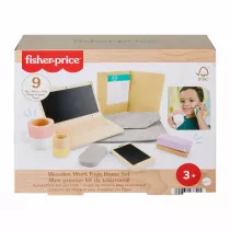 Fisher Price Drewniany zestaw do telepracy Mattel