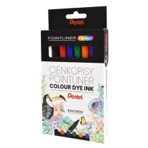 Pentel CIENKOPIS 6KOL 0.4 FIB PEN S40-ST6PL WB