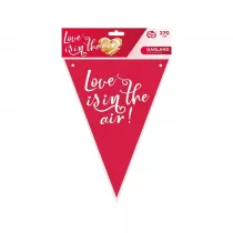 Godan Girlanda flagi papierowa Love is in the air 270 cm
