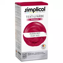 Simplicol Barwnik do tkanin intensywny - Rubinowoczerwony 559 g