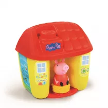 Klocki mikkie clemmy Wiaderko winka Pepa z figurk 17346 Clementoni