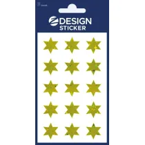 Avery Zweckform Naklejki foliowe - zote gwiazdki