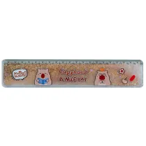 Linijka z wod i brokatem Kapibara zota 20cm