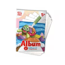 Album do kolorowania piaskiem Morskie Zwierztka 5 l+ Sabbiarelli