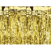 PartyDeco Kurtyna party zota 100x200cm