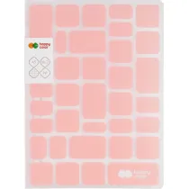 Happy Color Brulion na spirali Trendy, Soft Pink, A5, 80g, 80 kartek w kratk� kratka 80 kartek