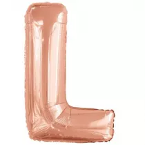 Amscan Balon foliowy litera L r�owe z�oto 56x86cm