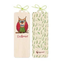 Cozywood Zak�adka drewniana Sowa