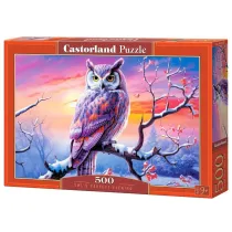 Puzzle 500 el. Owl`s Perfect Evening Castorland