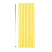 PartyDeco S�omki plastikowe ��te 23cm 12 szt