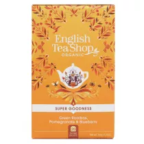 English Tea Shop Herbata Green Rooibos, Pomegranate and Blueberry 20 x 1,75 g Bio