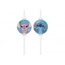 Rurki papierowe z medalionem Stitch&Angel 4szt