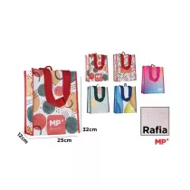 Mp Main Paper Torba z rafii ma�a MIX 25x32x12cm