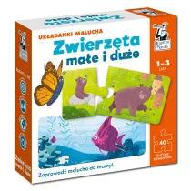 Puzzle Zwierz�ta ma�e i du�e. Uk�adanki malucha. Kapitan Nauka Edgard