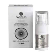 BasicLab _Esteticus liftingujce serum pod oczy i na powieki 10% Kompleks Peptydw i Ceramidw Odywienie i Ujdrnienie 15 ml