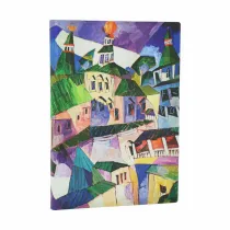 Lentulov`s Cityscapes Notatnik St. Petersburg midi linia