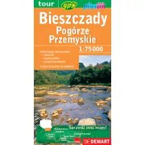 Mapa turystyczna Bieszczady i Pog�rze Przemyskie 1:75 000