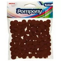 Brewis Pompony br�zowe 10mm