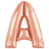 Amscan Balon foliowy litera A r�owe z�oto 67x86cm