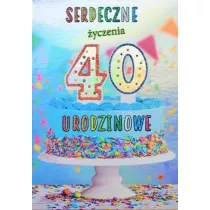 Trend Kartka okoliczno�ciowa Urodziny 40 TS42