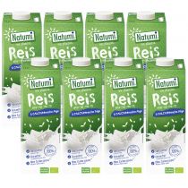 Natumi Nap�j ry�owy z algami morskimi (wap�) bez dodatku cukru bezglutenowy Zestaw 8 x 1 l Bio