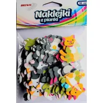 Brewis Naklejki z pianki Koty 36szt