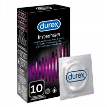 Durex Intense pr��kowane prezerwatywy z wypustkami i �elem stymuluj�cym 10 szt.