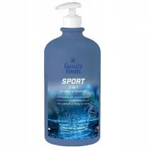 Family Fresh Sport 2in1 Shower & Shampoo chodzcy el pod prysznic 1 l