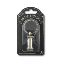 If Silver Letter Keyring - brelok do kluczy litera I