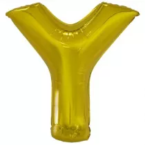 Amscan Balon foliowy litera Y z�ota 76x86cm