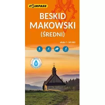 Beskid Makowski (�redni). Mapa turystyczna w skali 1:50 000 (wersja wodoodporna)