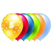 GoParty Balon metalik 5 mix kolor�w 5 szt.