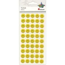 Titanum Naklejki wypuke emotki 15mm te 50 szt