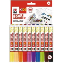 Marabu Markery do tkanin Kids 10 kolor�w