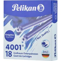 Pelikan Naboje atramentowe dugie niebieskie 18 szt.