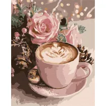 Ideyka Malowanie po numerach - Noworoczna cappuccino 40x50cm