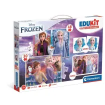 Puzzle 30+48 el. + Memo + 6 klock�w Edukit Frozen Clementoni