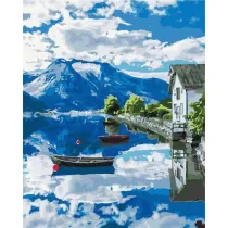 Brushme Malowanie po numerach - Prowincja Norwegii 40x50cm