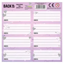 Derform Nalepki na zeszyty BackUp 7 A32 25 szt.