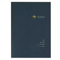 Nakabayashi Notatnik A5 linie Yu-Sari 8mm czarny