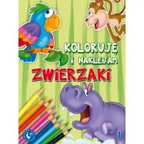 Koloruj i naklejam zwierzaki 1