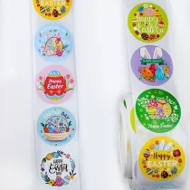 Titanum Naklejki papierowe na ta�mie 25mm 500 szt