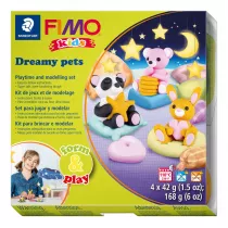 Staedtler Zestaw FIMO Kids Form&Play, Senne zwierzaki, 4x42 g