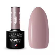 Claresa Soak Off UV/LED Nude lakier hybrydowy 117 5 g