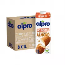 Alpro Napj Migdaowy bez cukru Zgrzewka 8 x 1 l
